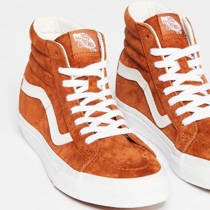 Vans sk8 hi reissue suede brass